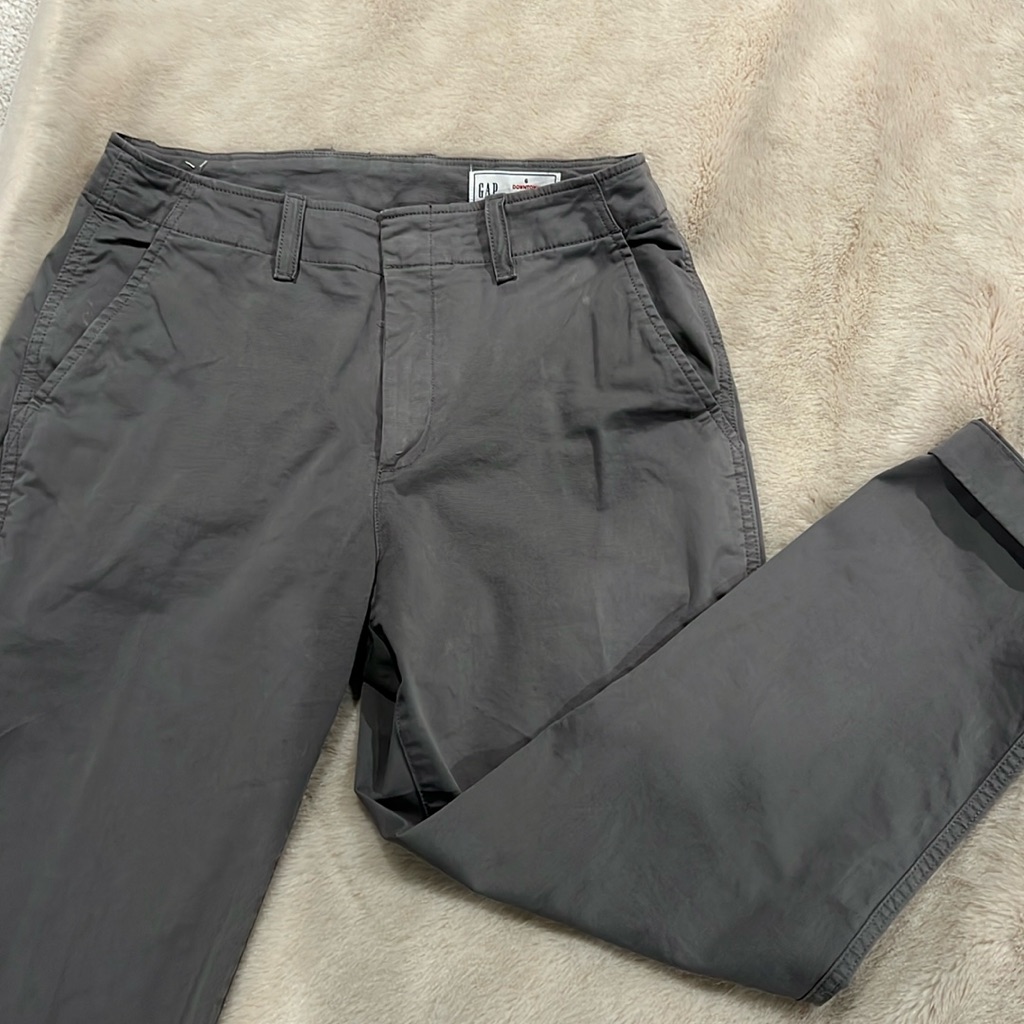 Gap Gray Downtown Khaki